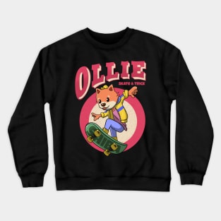 skater shiba Crewneck Sweatshirt